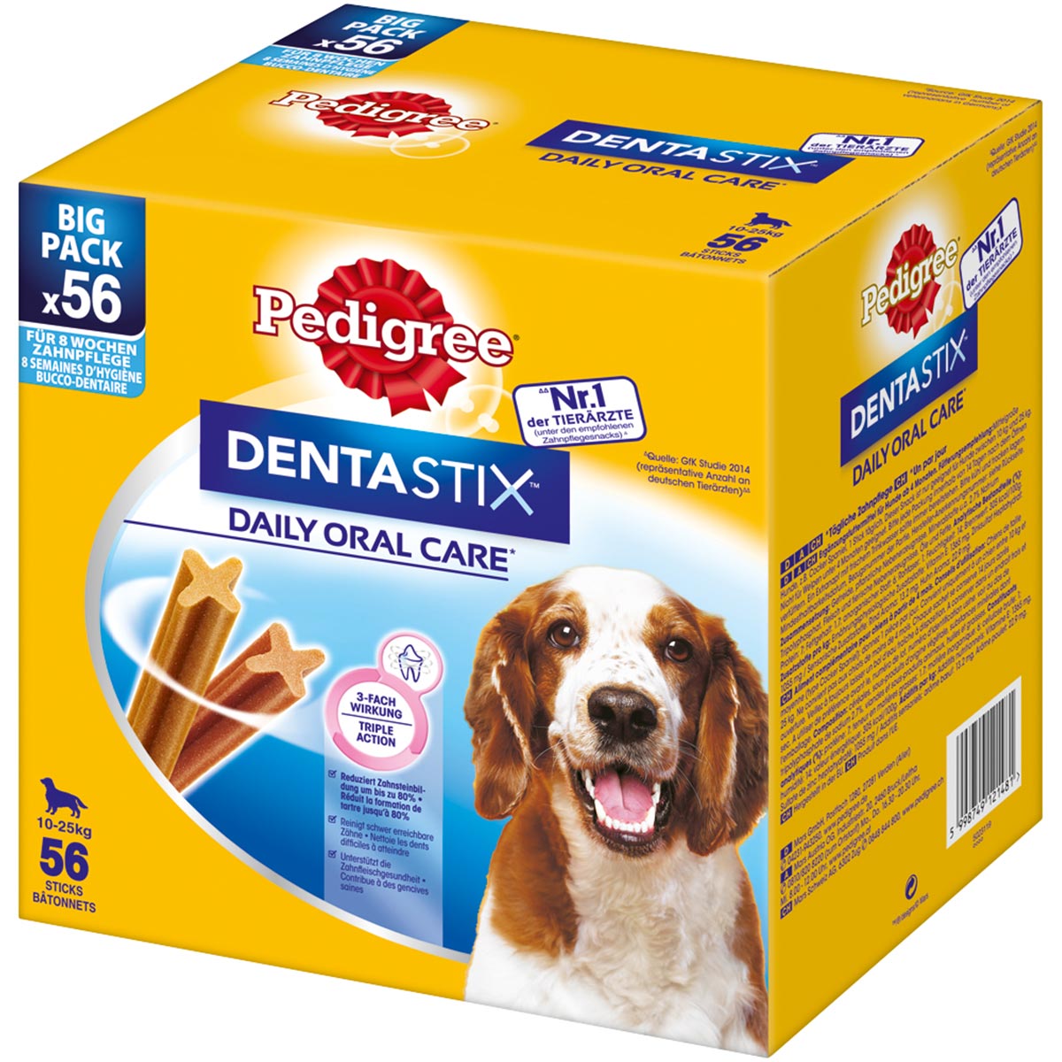 pedigree snack dentastix 56st medium