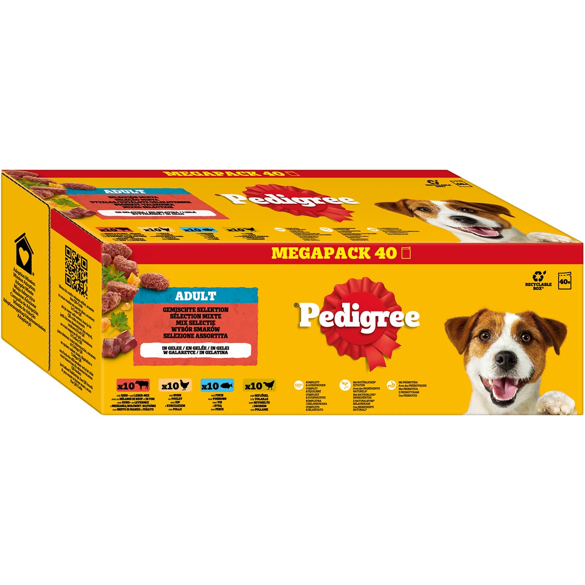 Pedigree adult smíšený výběr v želé 40x100 g