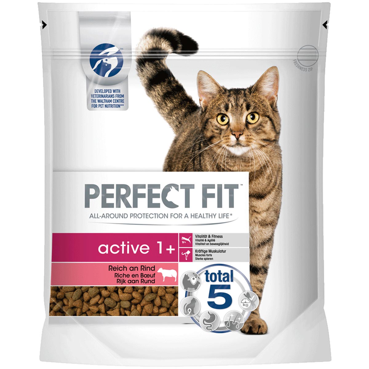 Perfect Fit Active 1+ s velkým množstvím hovězího masa