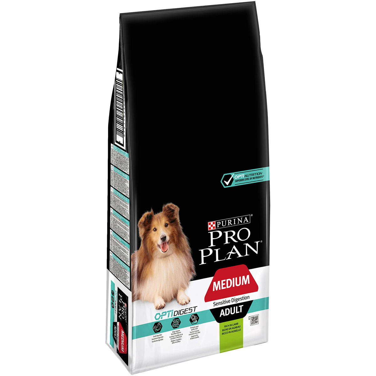 Pro Plan OPTIDIGEST s vysokým obsahem jehněčího pro psy s citlivým trávení
