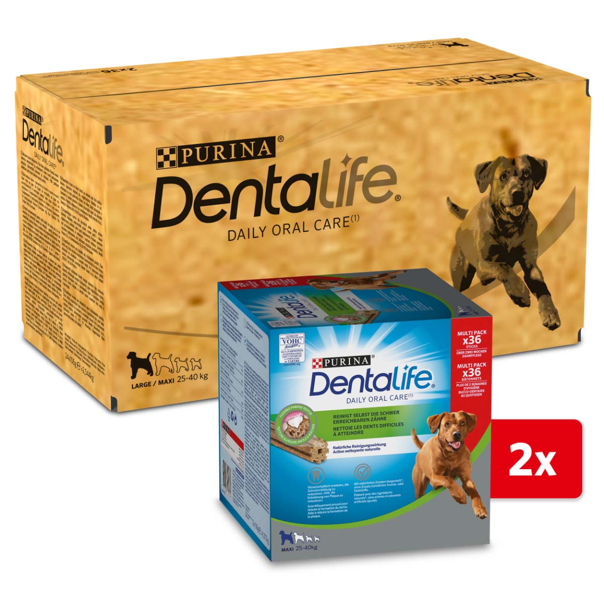 PURINA DENTALIFE pamlsky pro každodenní péči o zuby pro velké psy