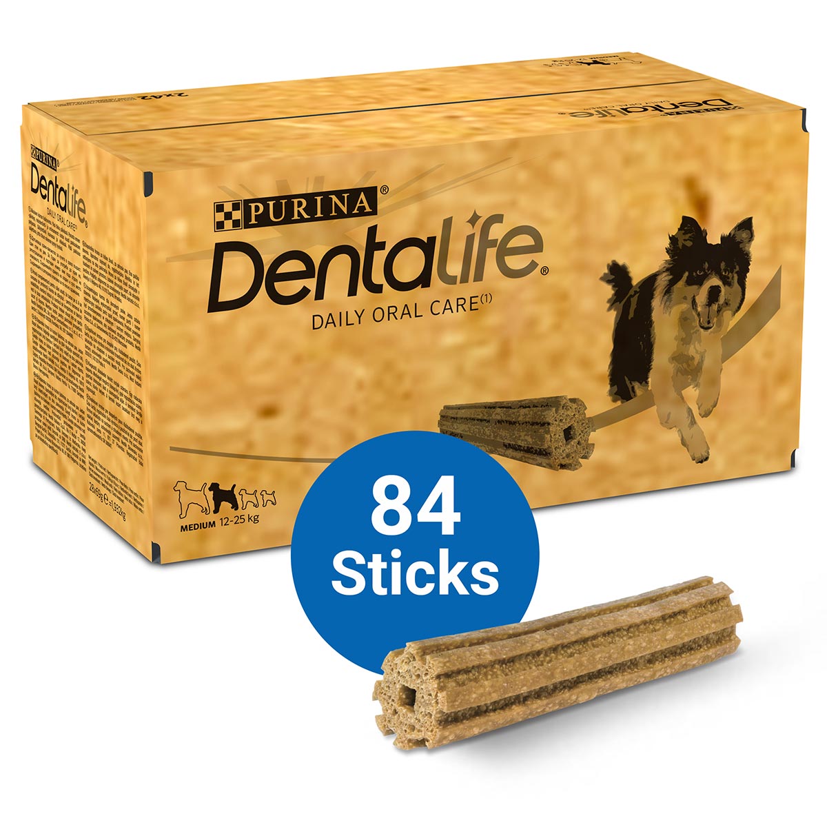 purina dentalife tagliche zahnpflege snacks fur mittelgrosse hunde 2x42 sticks