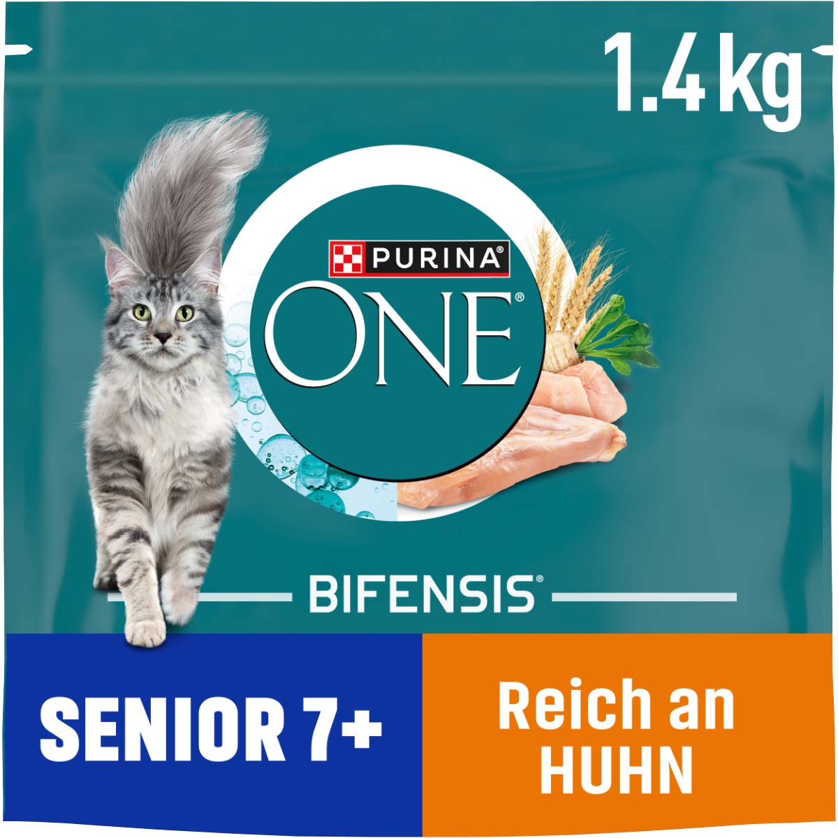 PURINA ONE BIFENSIS SENIOR 7+ kuře, 1,4 kg