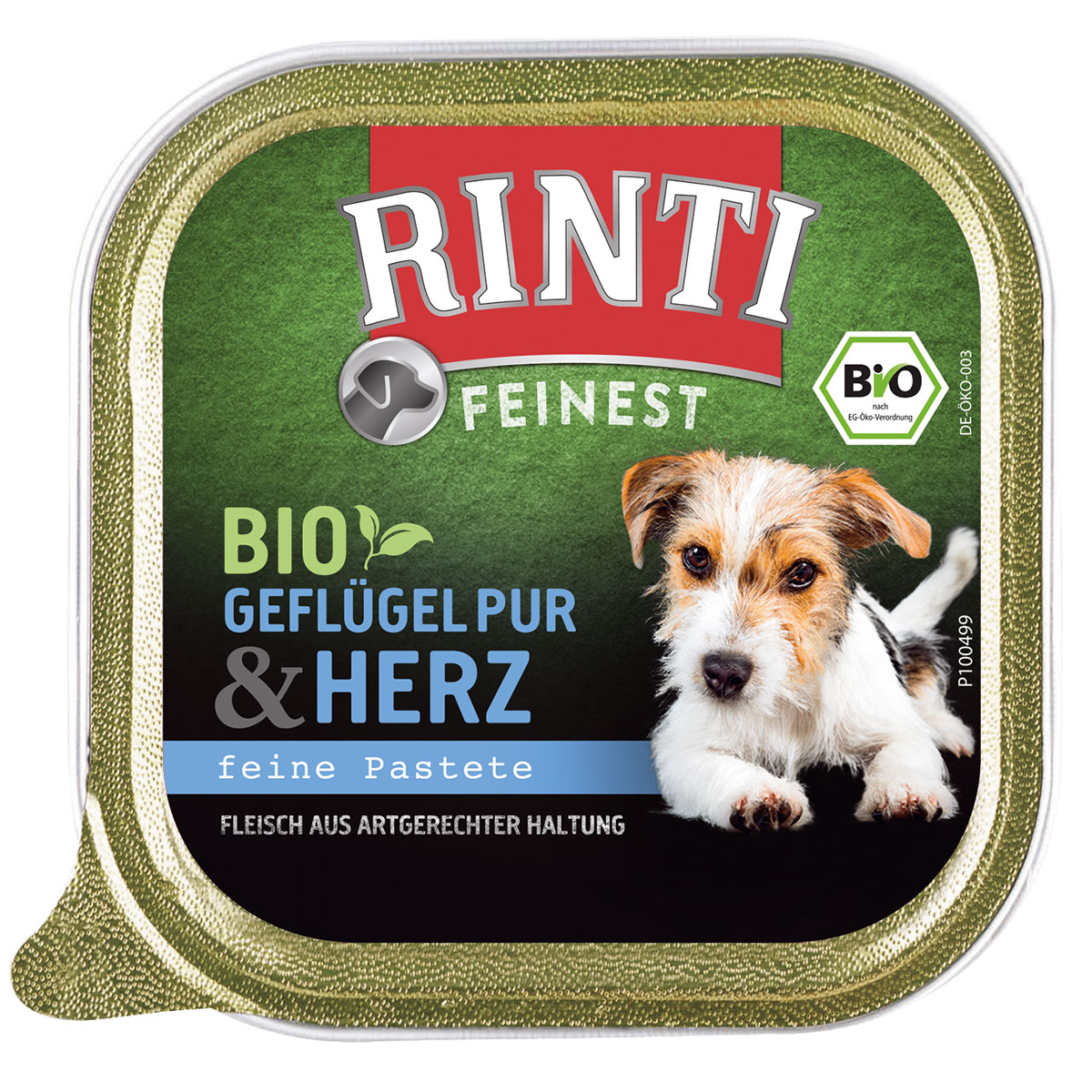 Rinti Feinest BIO Pur drůbeží srdíčka