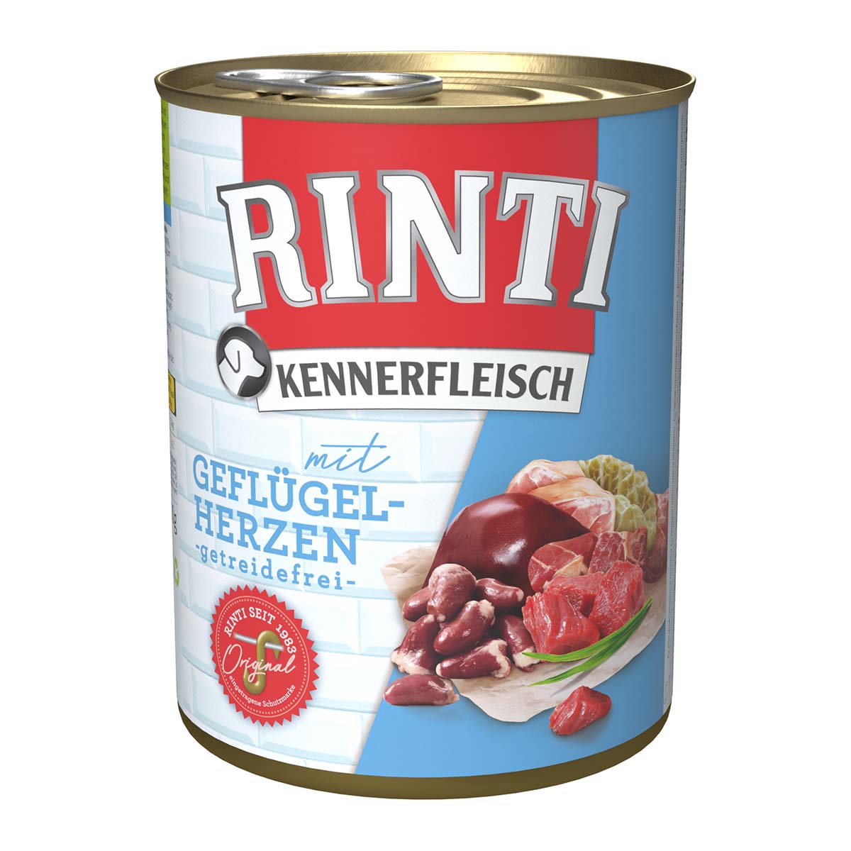 Rinti Kennerfleisch s drůbežími srdíčky