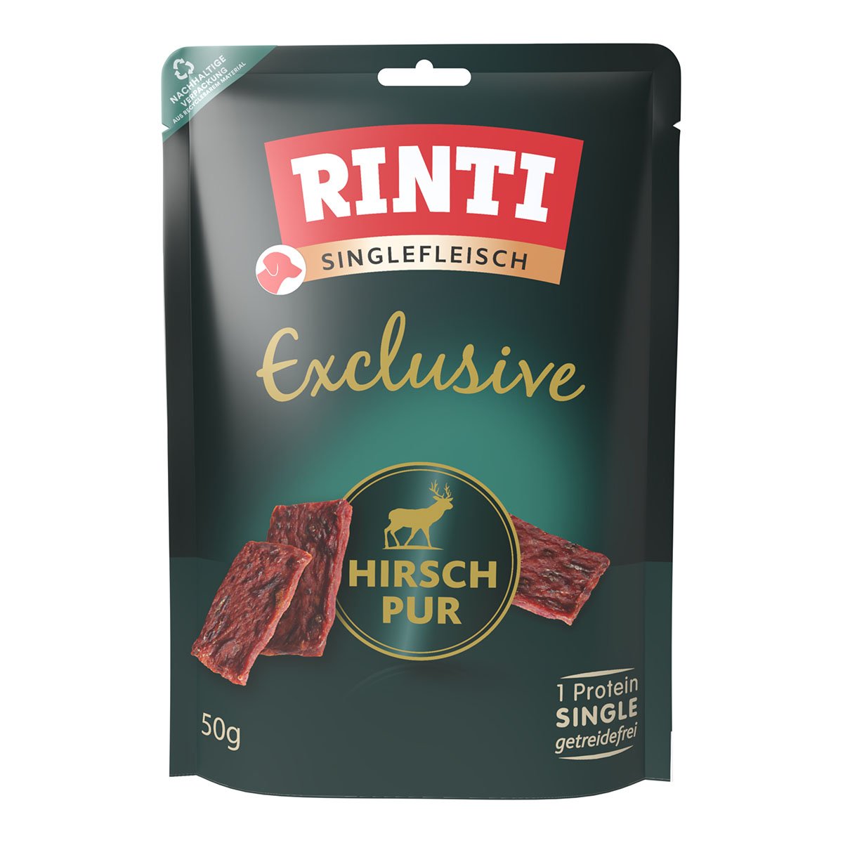 Rinti Singlefleisch Exclusive, Čisté jelení maso
