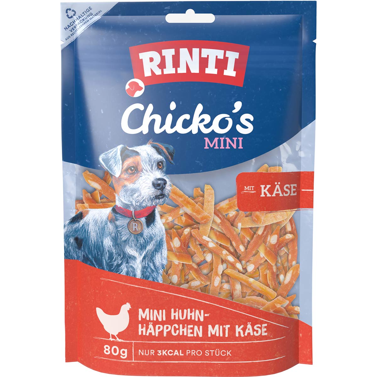 Rinti Extra Chicko Mini s kuřecím masem a sýrem