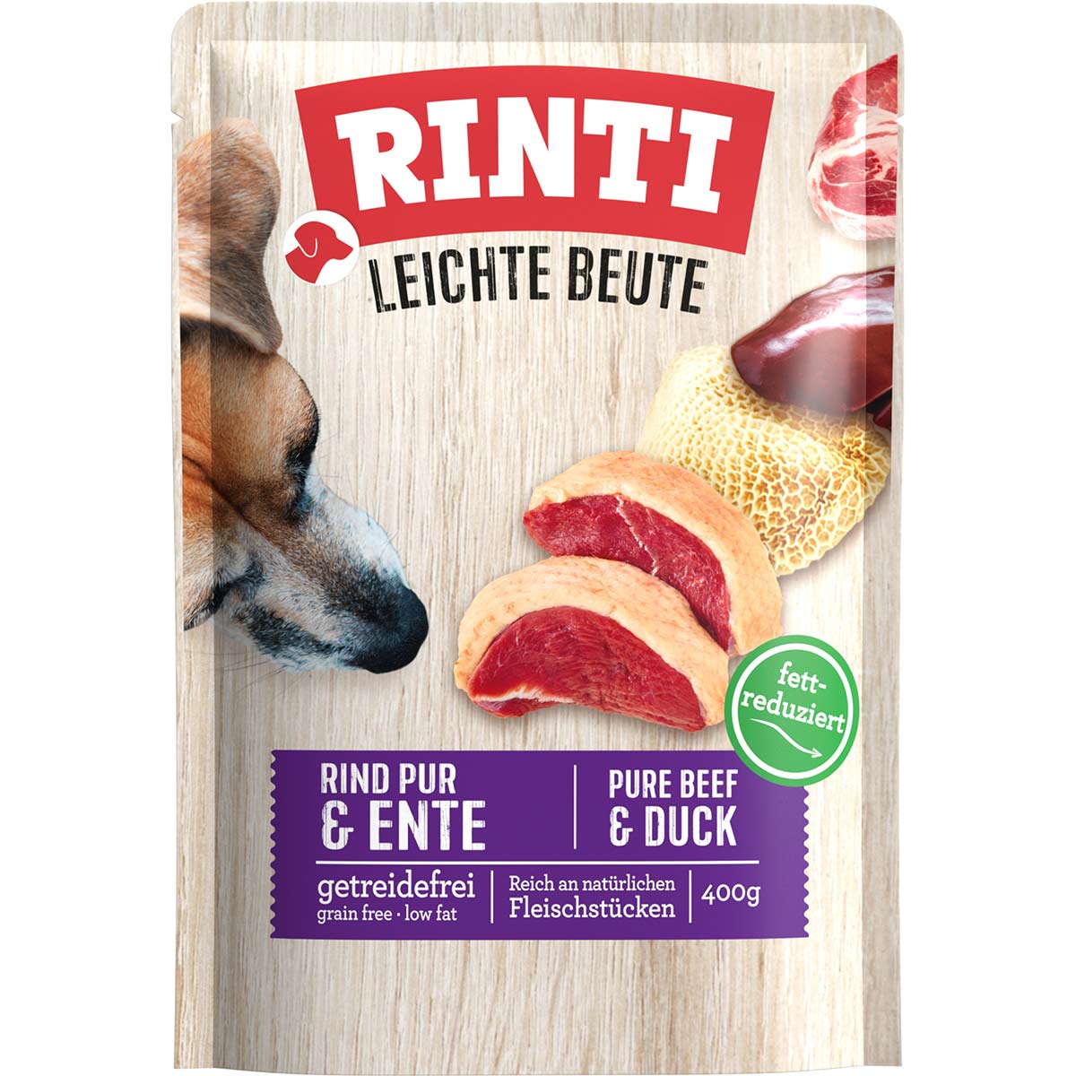 Rinti Lehká kořist Hovězí maso čisté + Kachna