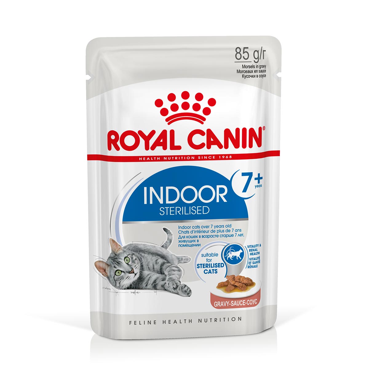 royal canin indoor sterilised 7plus sauce 85g 2
