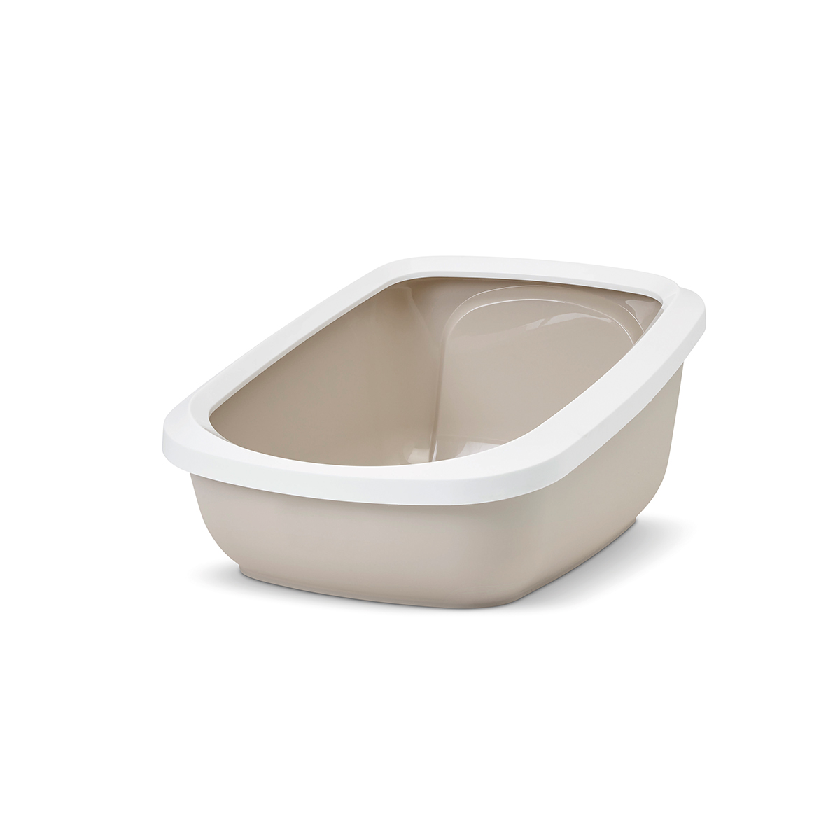 SAVIC kočičí toaleta Aseo Jumbo bílá / moka