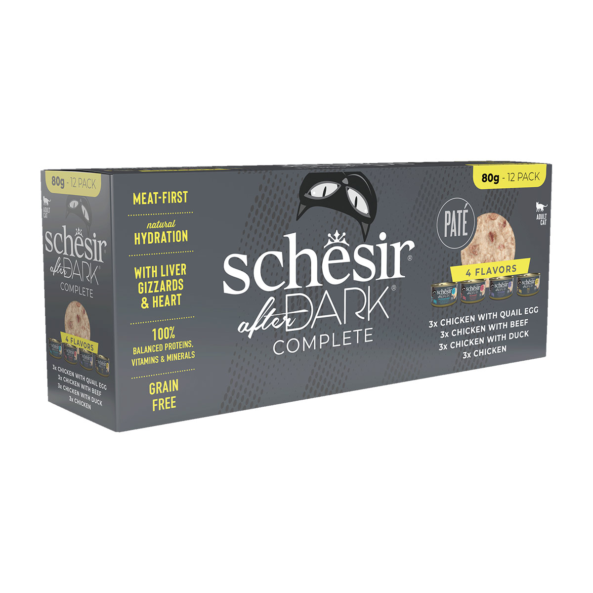 Schesir Cat Mixpaket Paštika 12 x 80 g