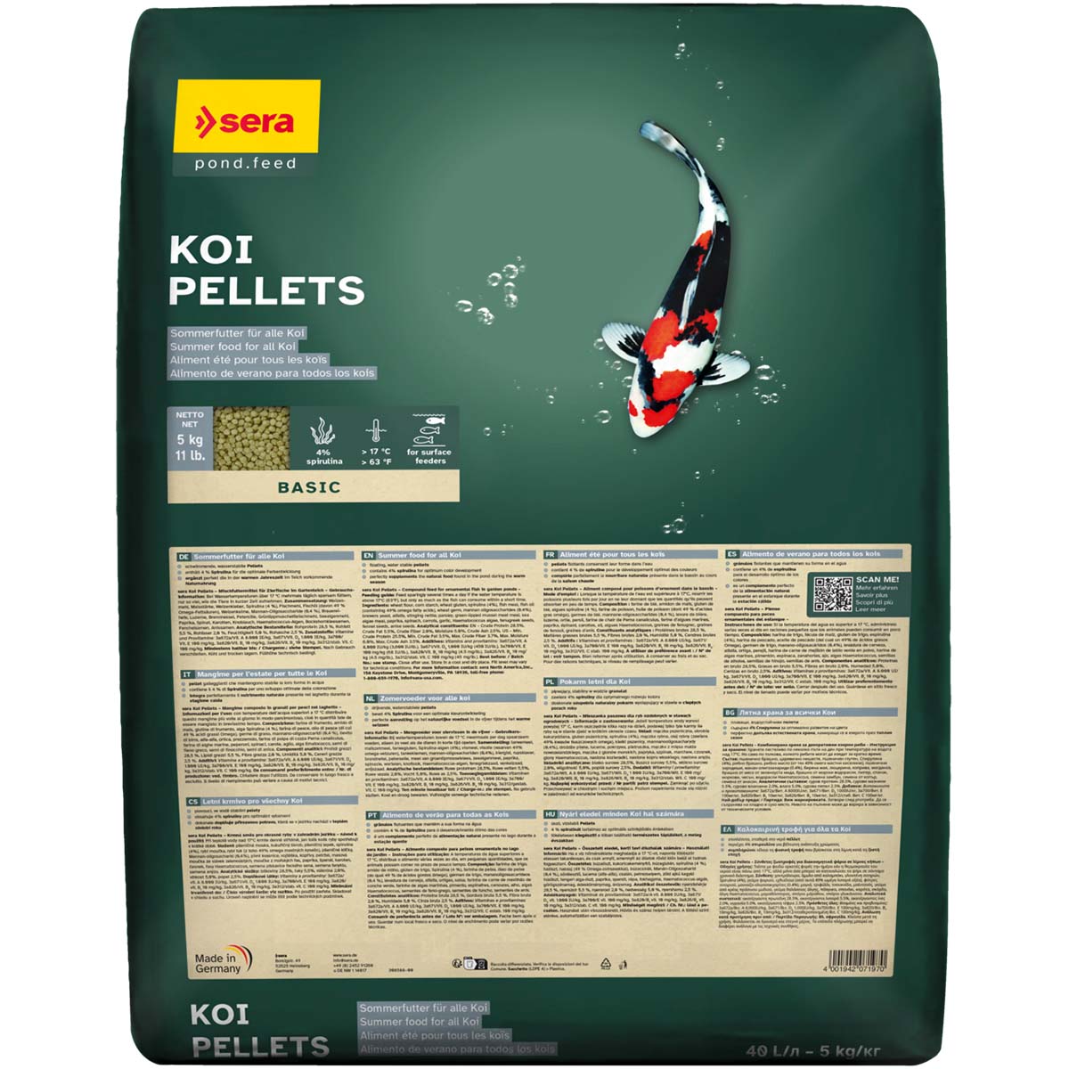 Sera KOI sticks energy plus 40 l