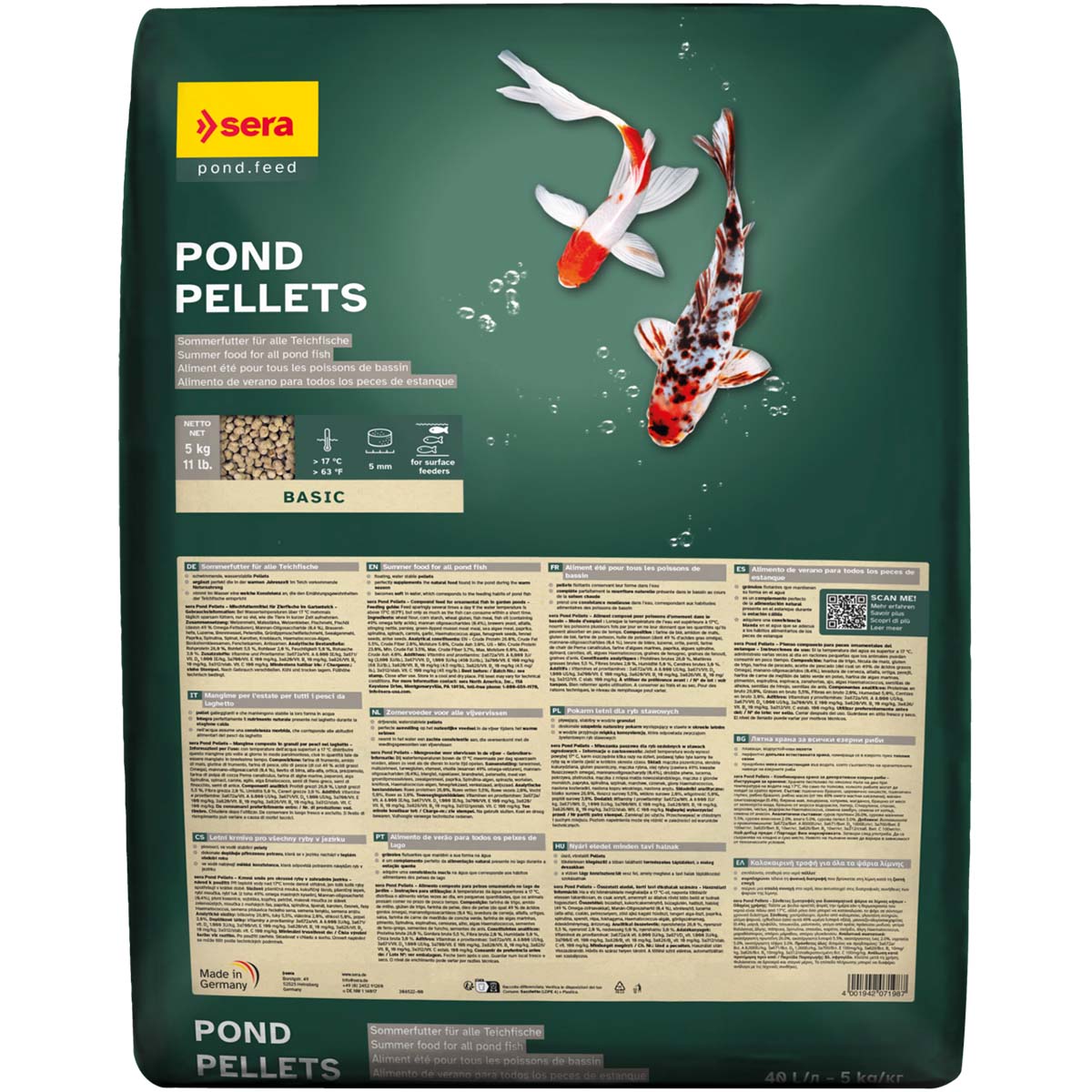 Sera pond Sticks energy plus 40 l