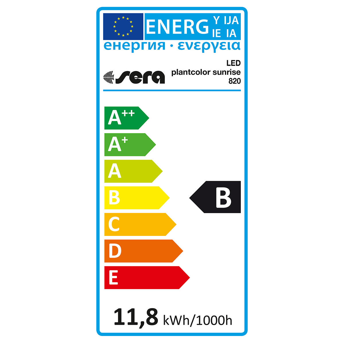 sera LED X-Change Tube osvětlení plantcolor sunrise