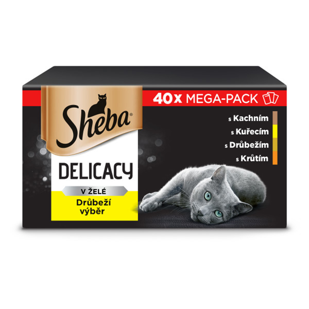 Sheba Adult kapsičky drůbeží výběr v želé