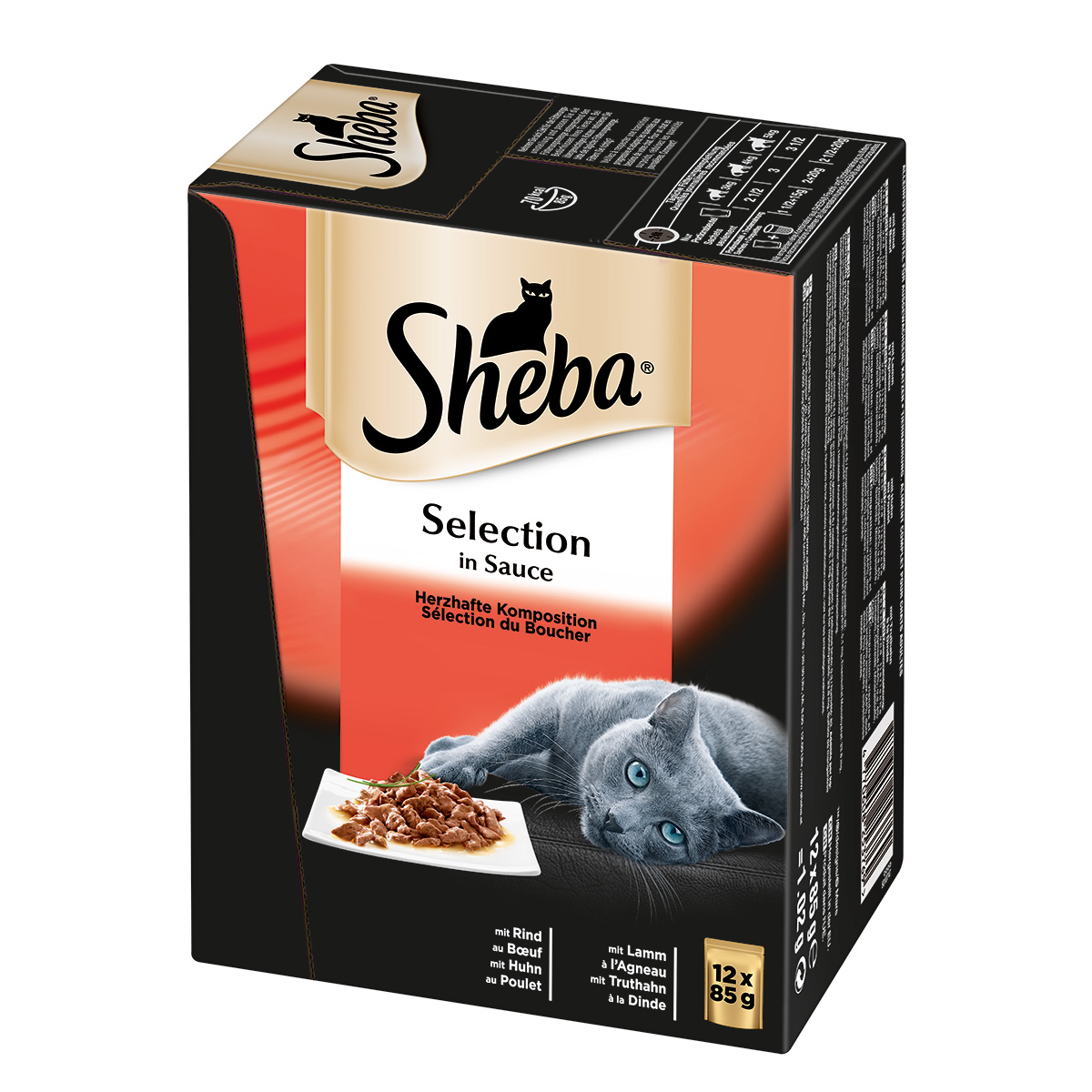 Sheba Selection Herzhafte Komposition v omáčce, multipack