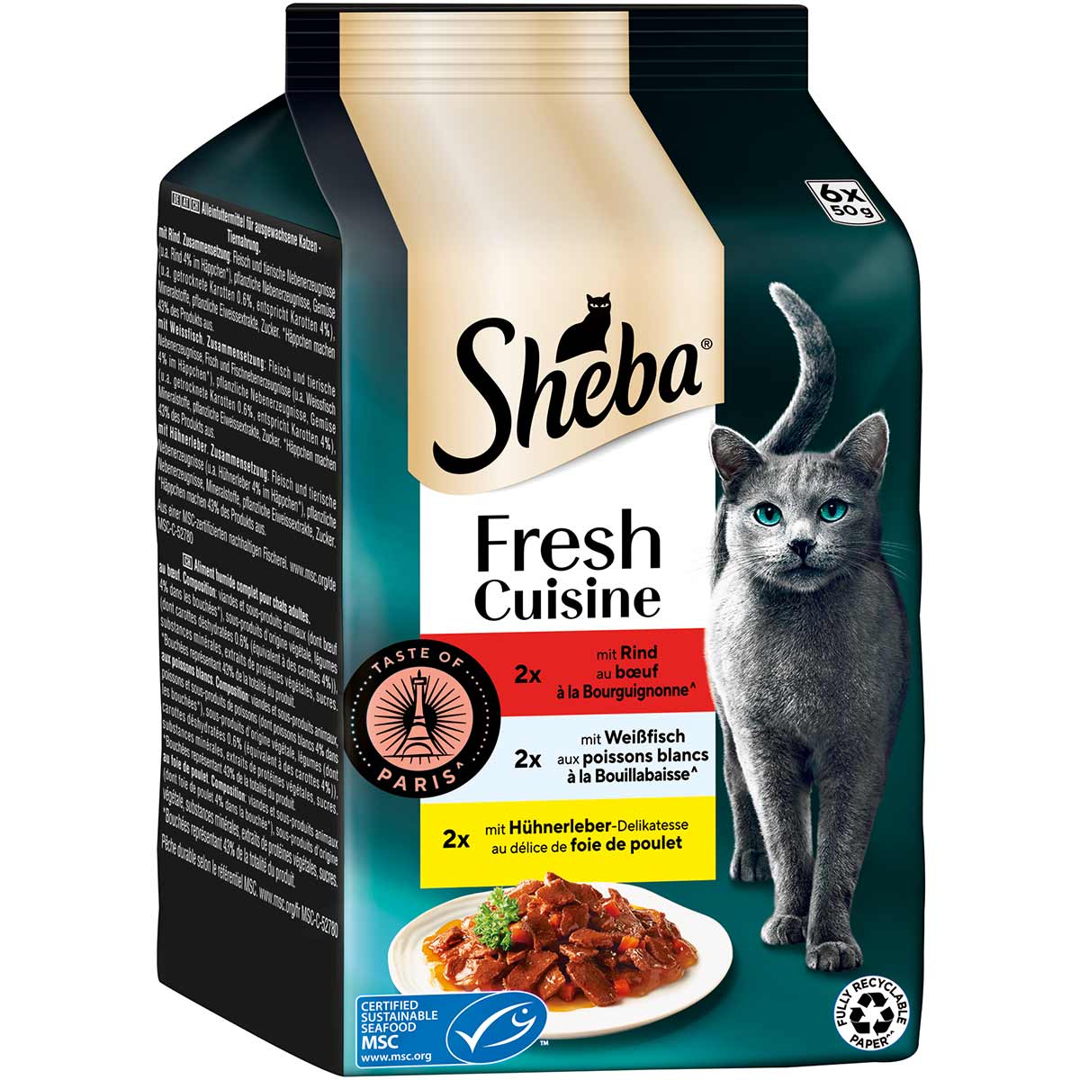 Sheba Fresh Cuisine Taste of Paris hovězí, bílá ryba &amp; kuře