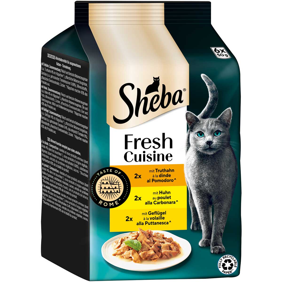 Sheba fresh cuisine taste of rome krůta, kuře &amp; drůbež