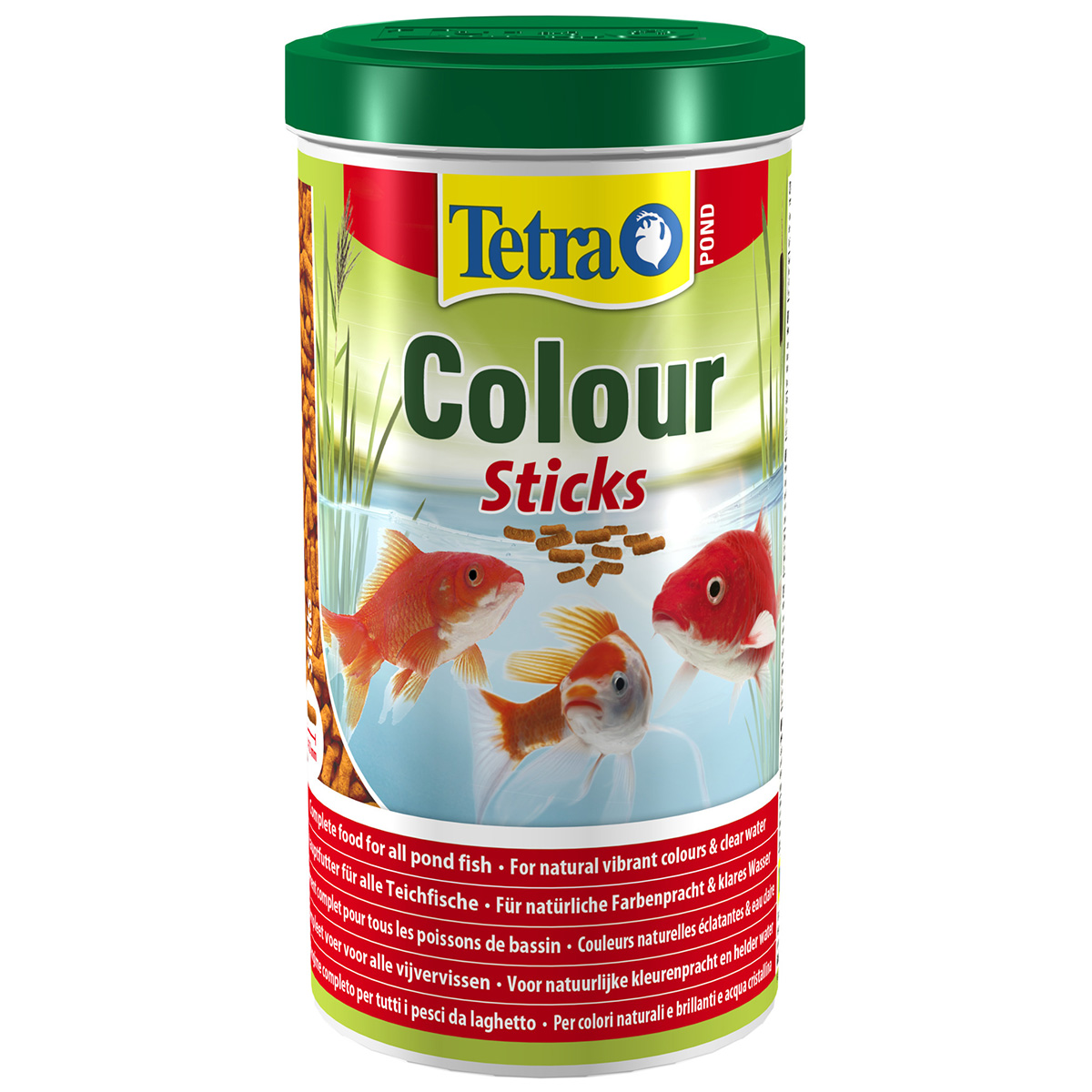 tetra pond teichfischfutter colour sticks 1l 1