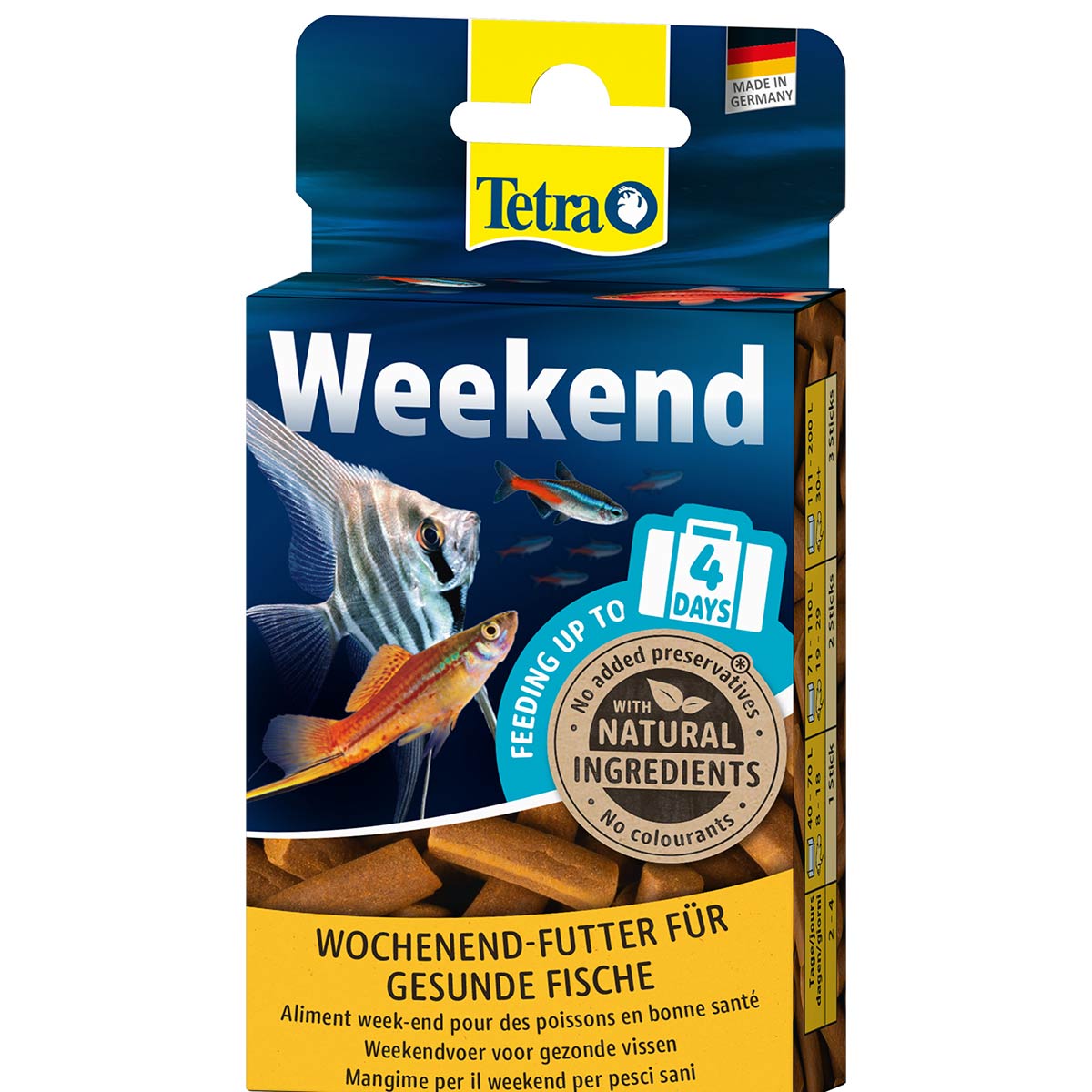 TetraMin víkendové krmivo Weekend 20 tyčinek