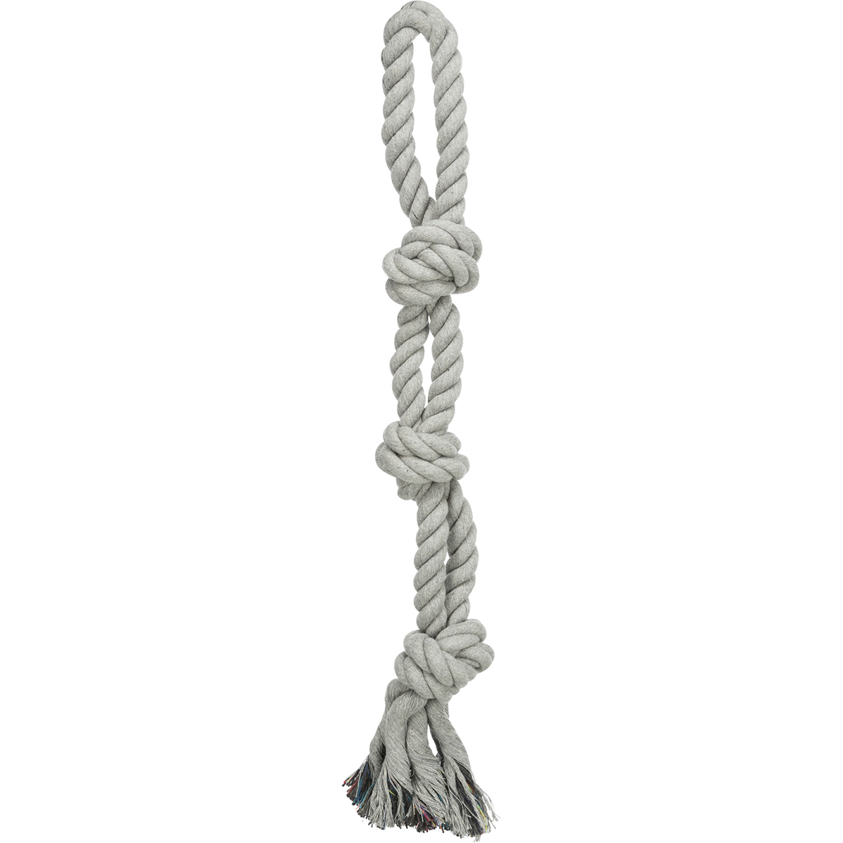 Trixie dvojitá provazová činka k přetahování, 60 cm