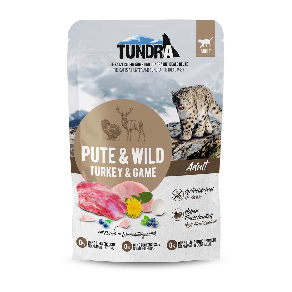 Tundra Cat kapsička, krůtí maso a zvěřina