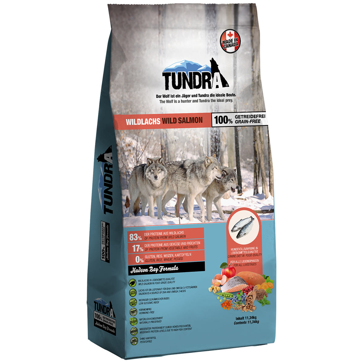Tundra granule s lososem