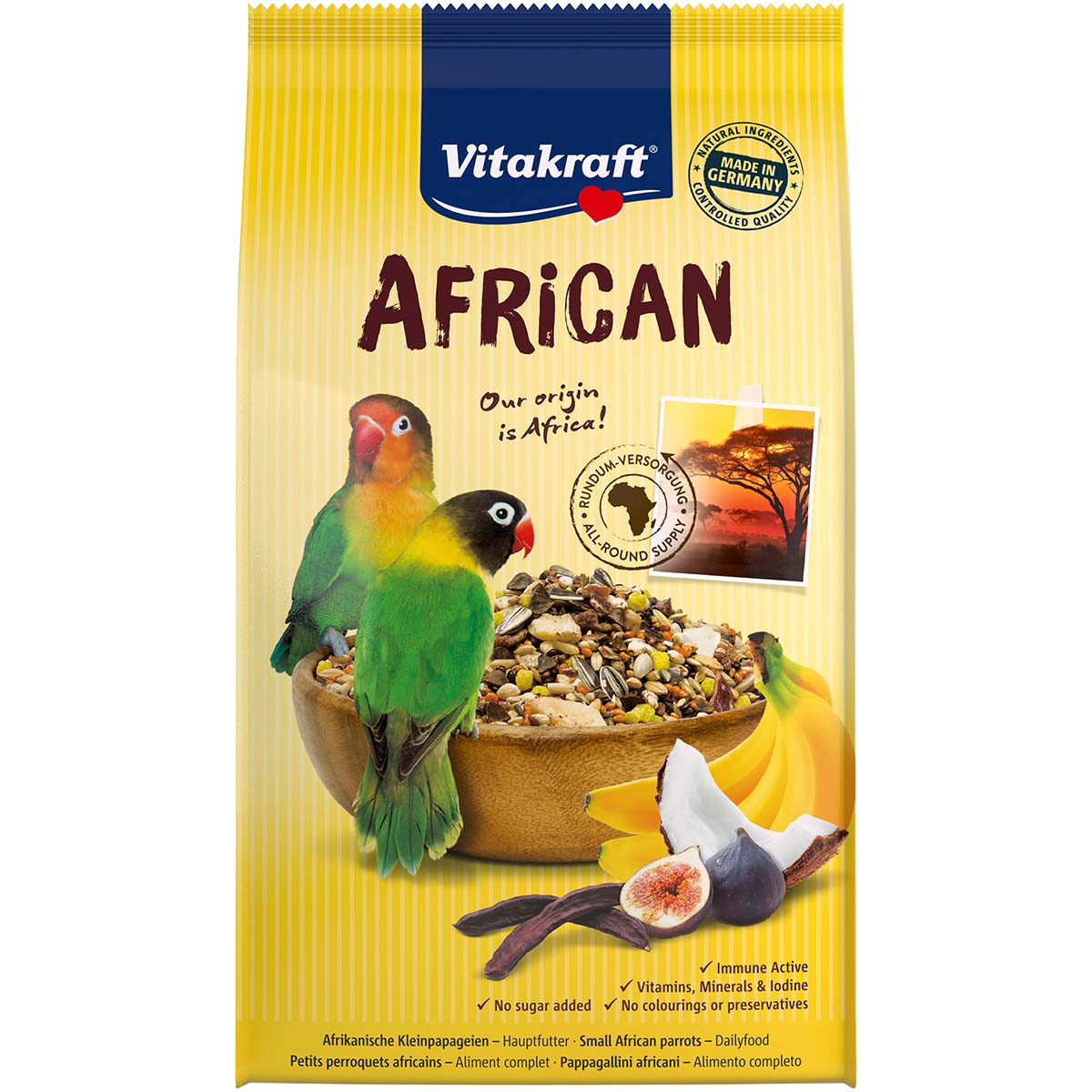Vitakraft African hlavní krmivo pro africké malé papoušky