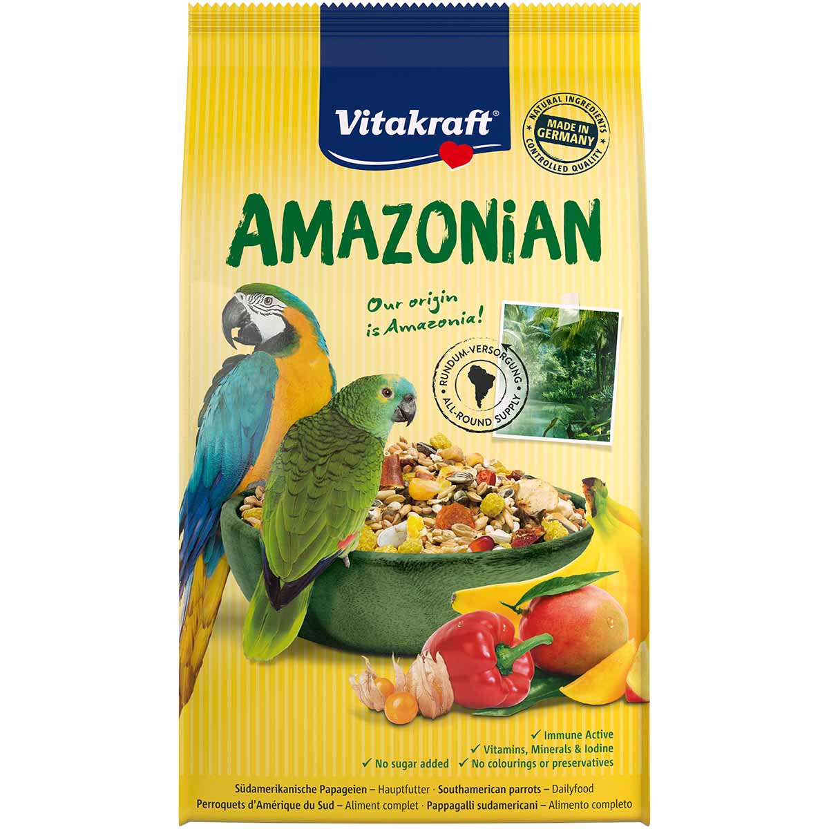 Vitakraft Amazonian hlavní krmivo pro jihoamerické papoušky