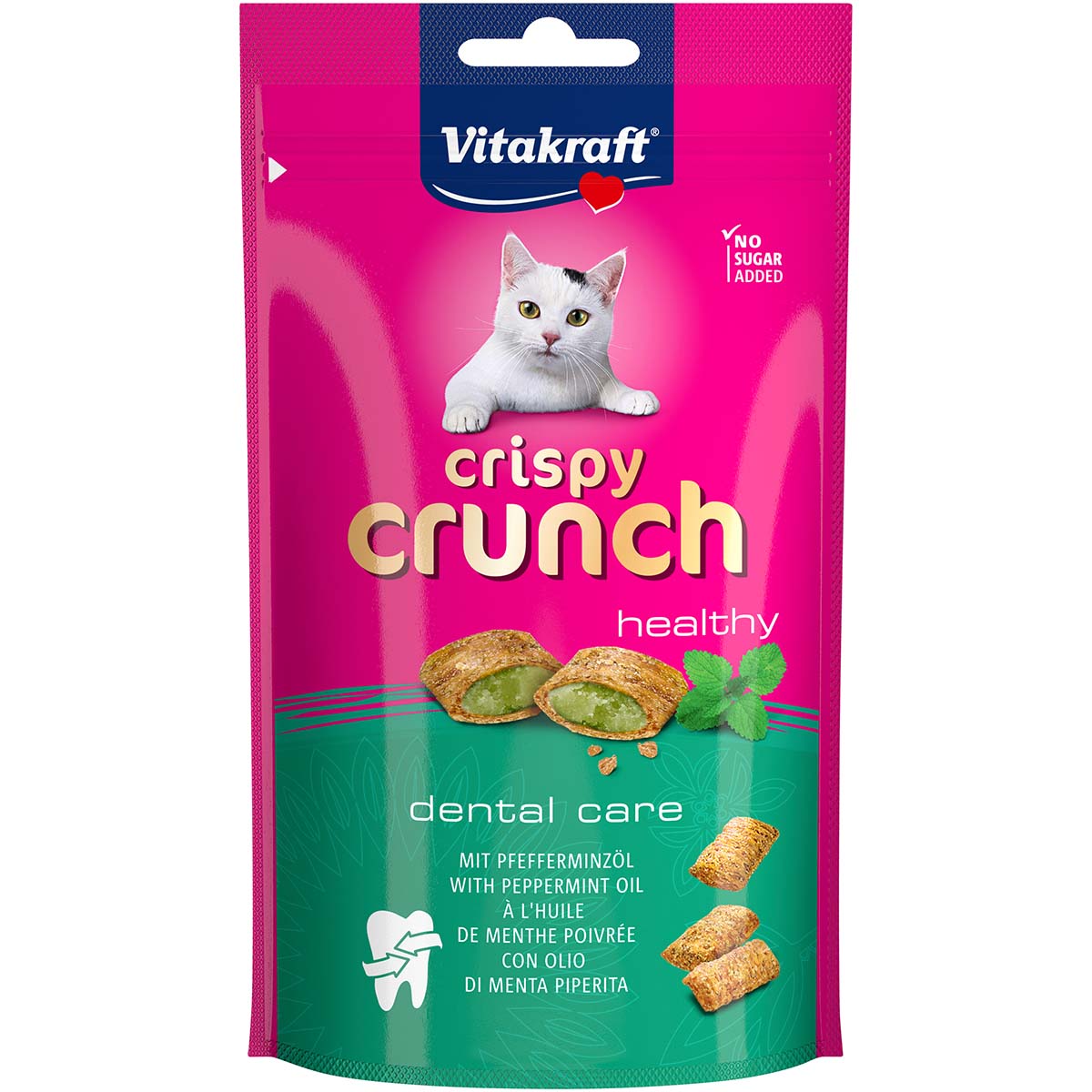 Vitakraft Crispy Crunch Dental s mátovým olejem