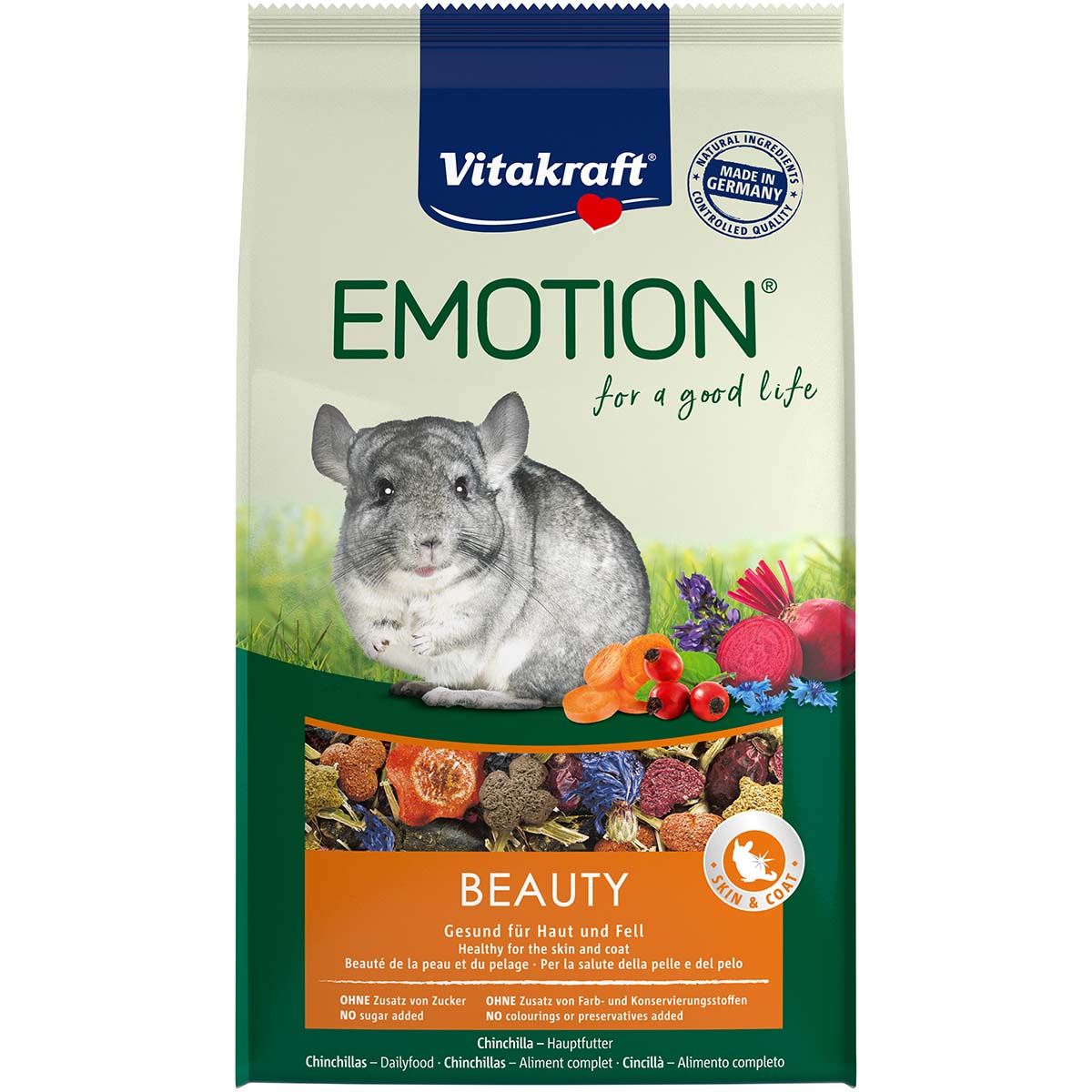 Vitakraft Emotion Beauty Selection činčily 600 g