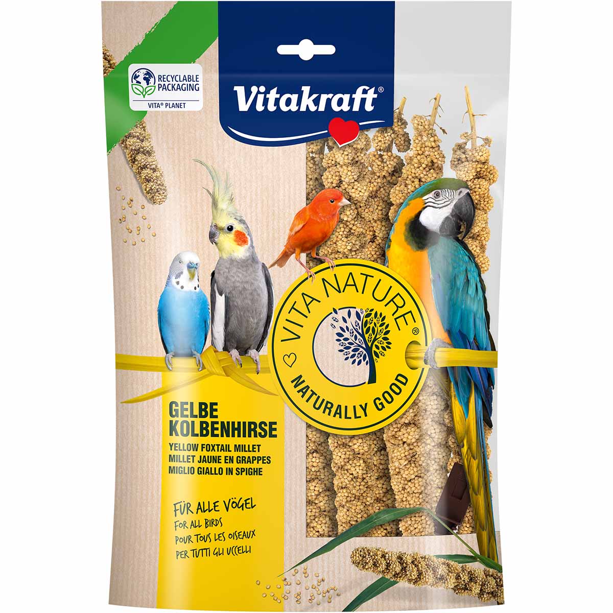 Vitakraft Vita Nature žlutý prosný klas