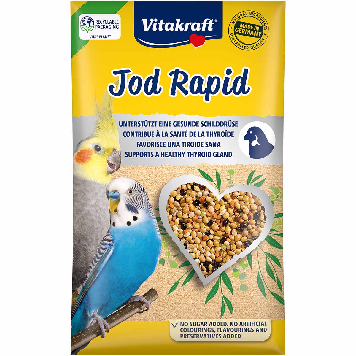 Vitakraft krmivo pro malé papoušky Jod Rapid