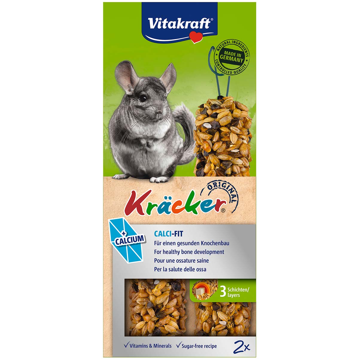 Vitakraft krekry pro činčily Calci Fit