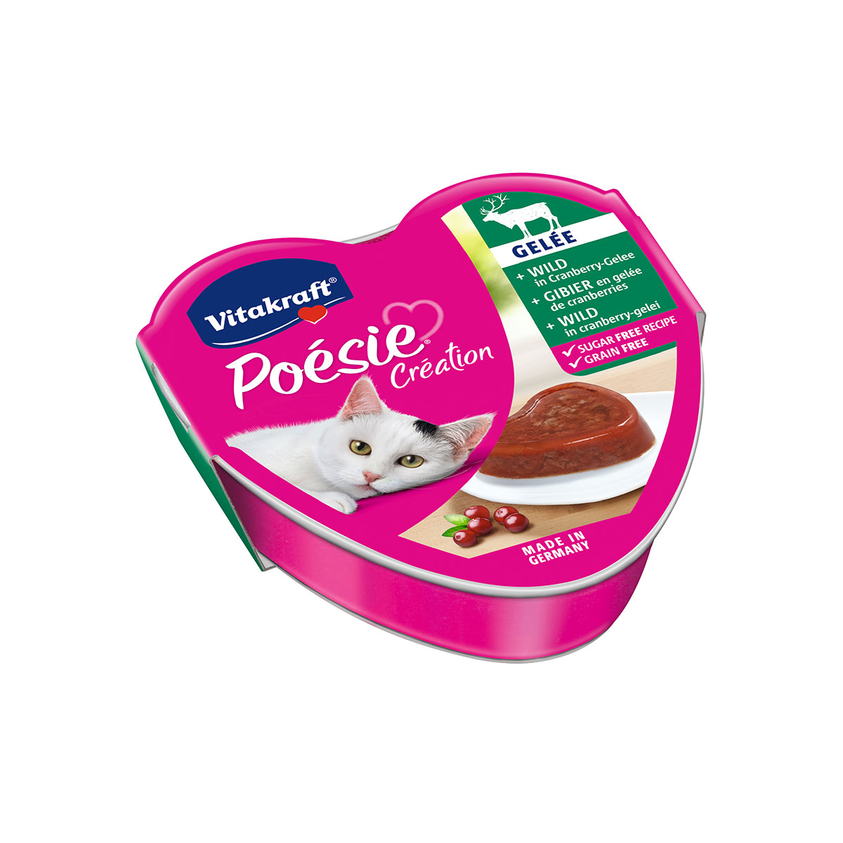 Vitakraft Poésie Création zvěřina v brusinkovém želé
