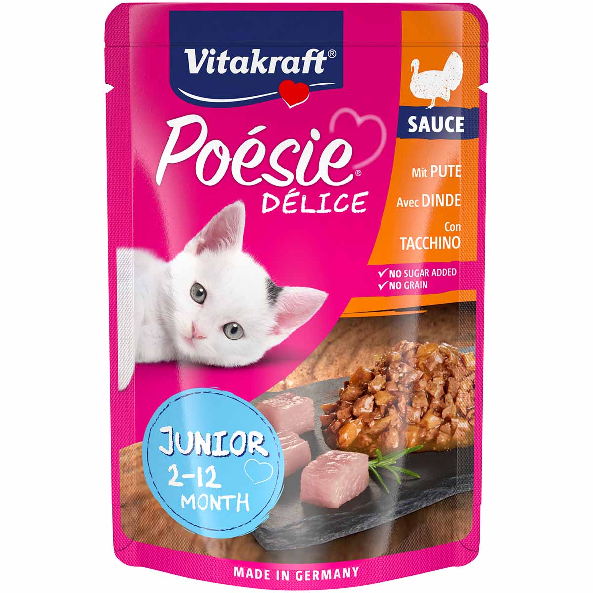 Vitakraft Poésie DéliSauce Junior, krůta