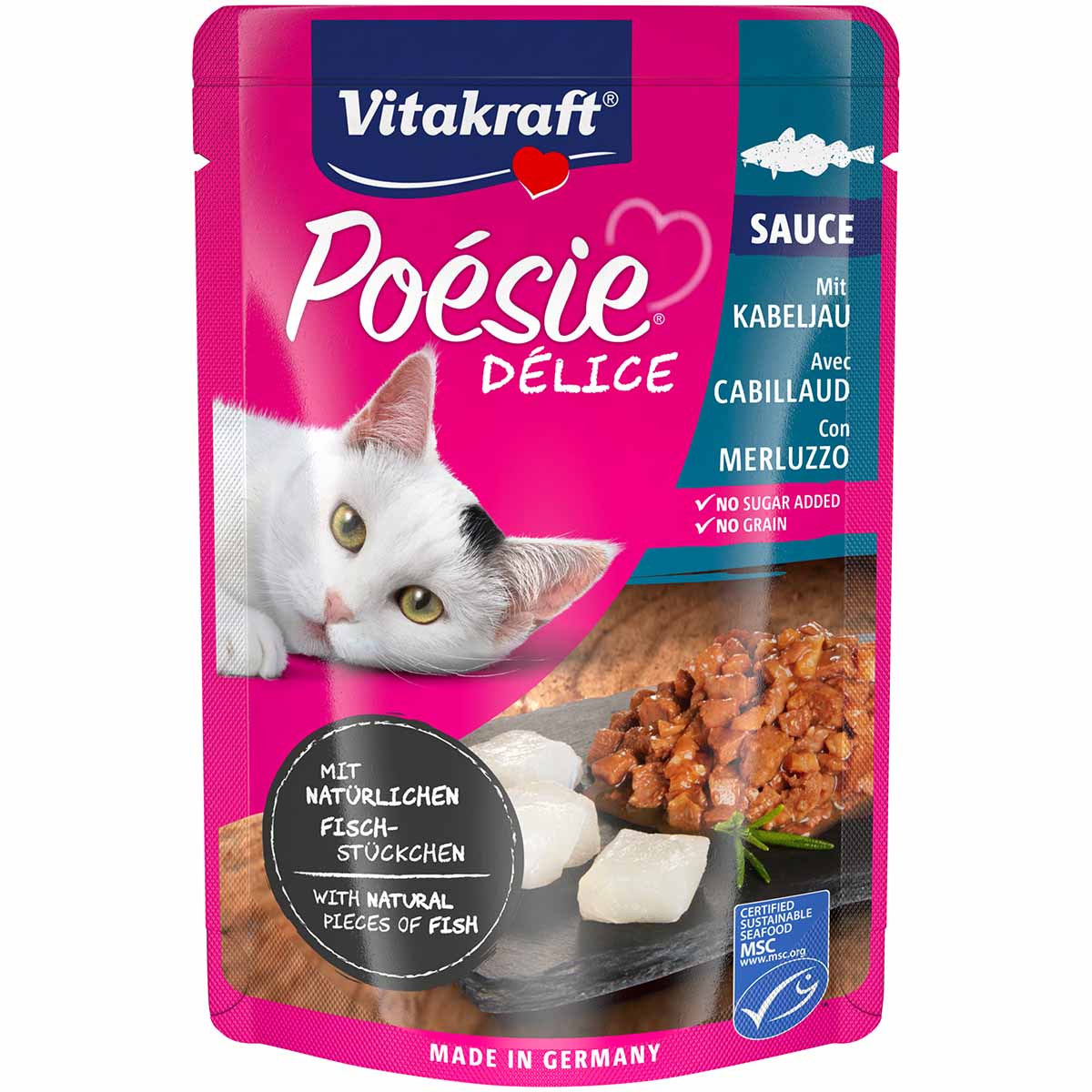 Vitakraft Poésie DéliSauce a treska obecná