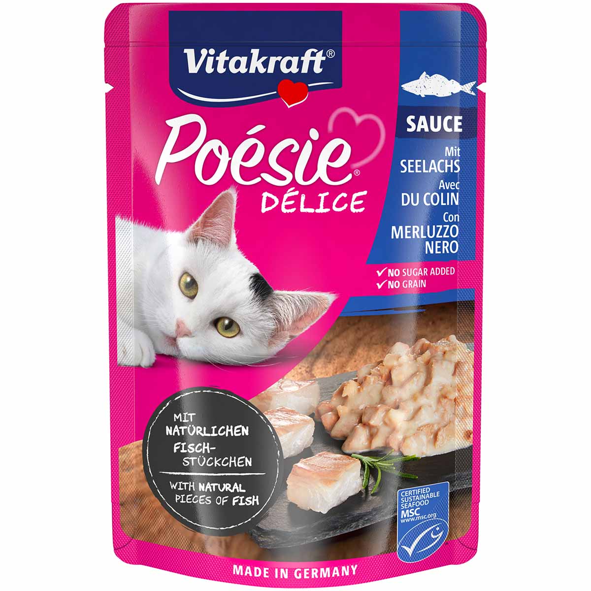 Vitakraft Poésie DéliSauce a treska tmavá
