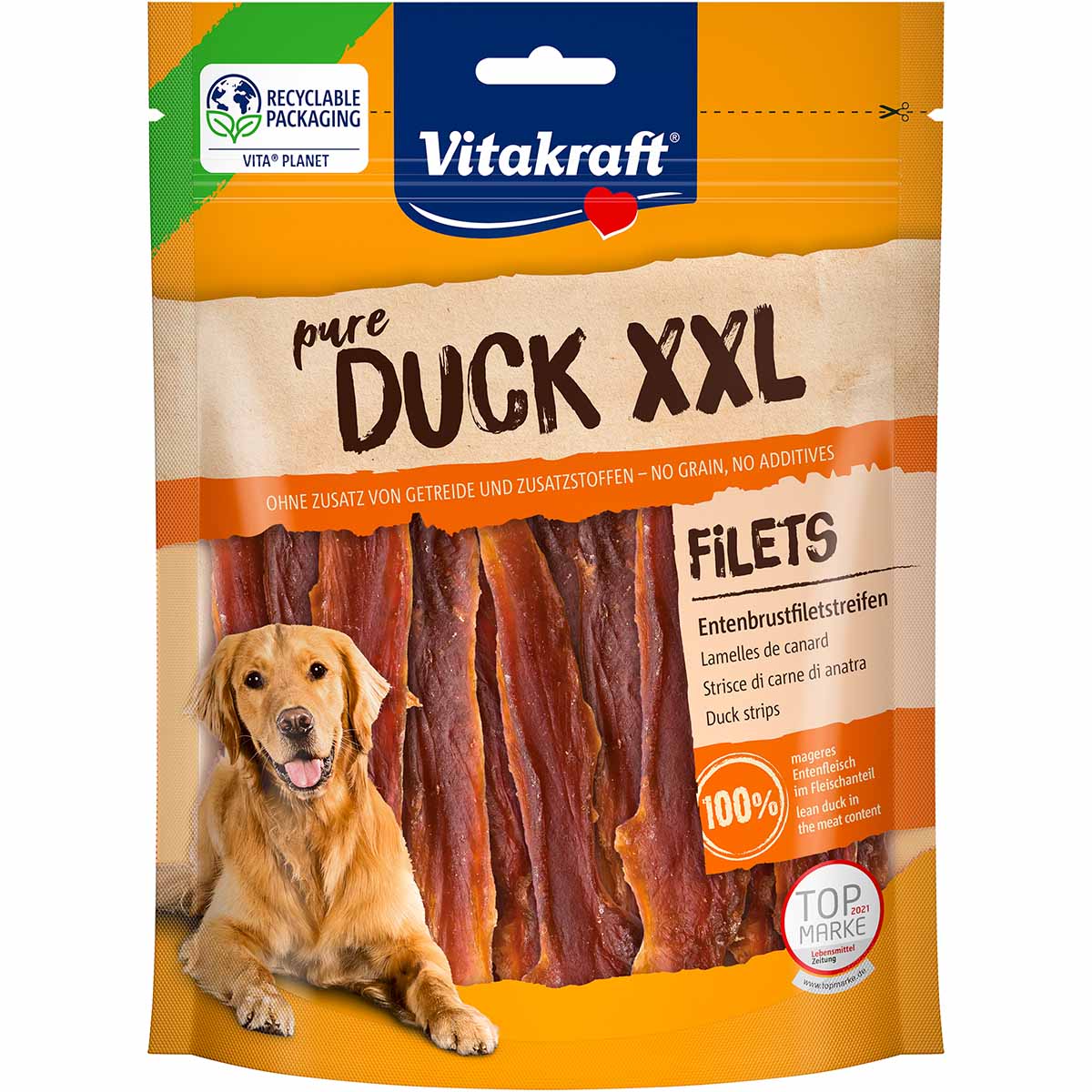 Vitakraft DUCK XXL proužky kachního masa