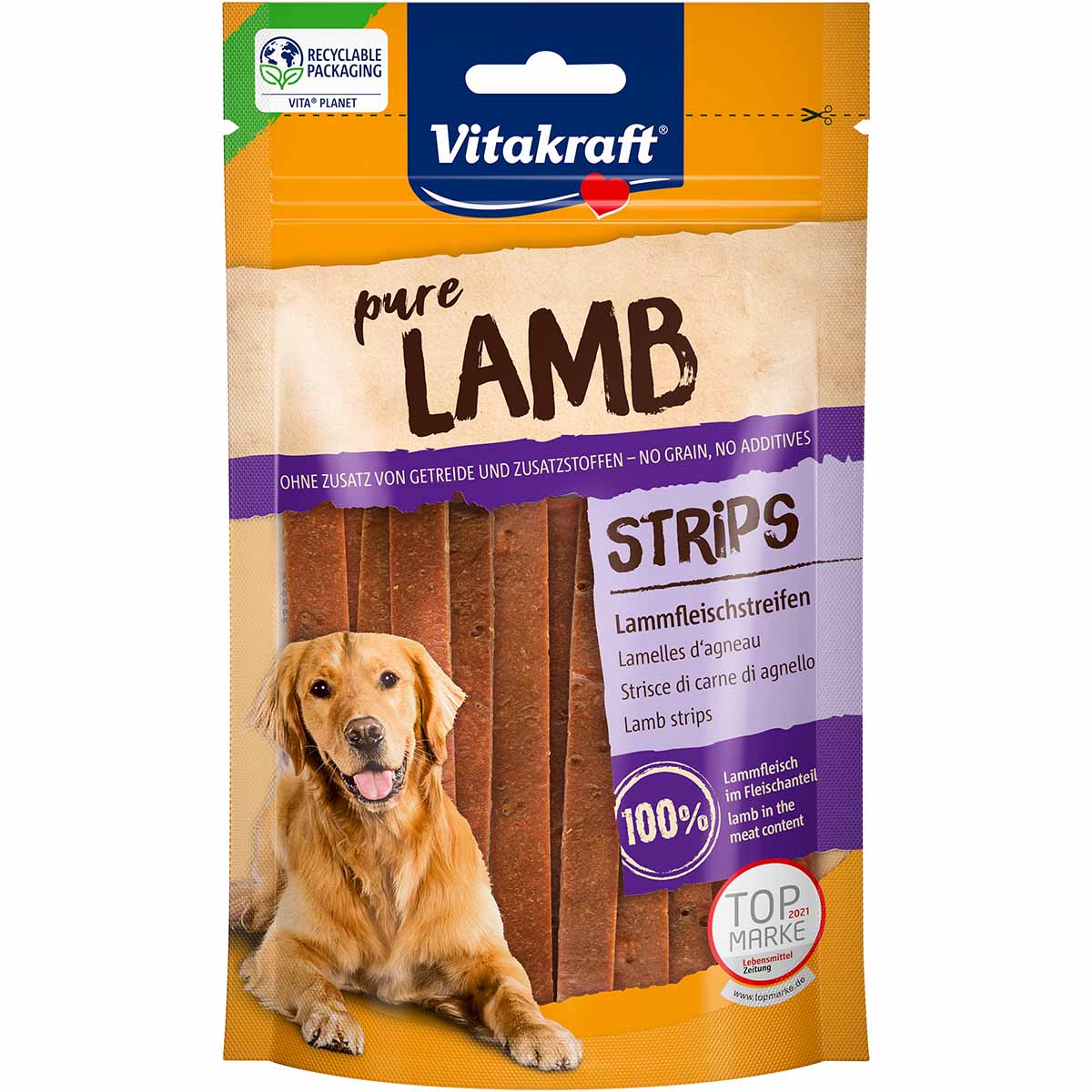 Vitakraft LAMB proužky s jehněčím masem