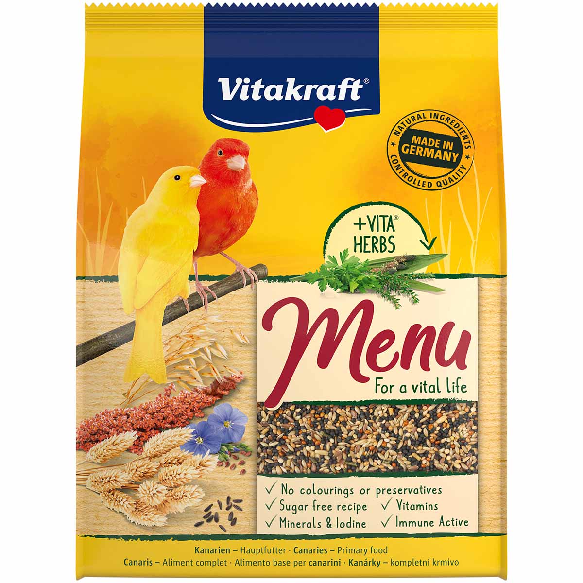 Vitakraft prémiové menu pro kanárky