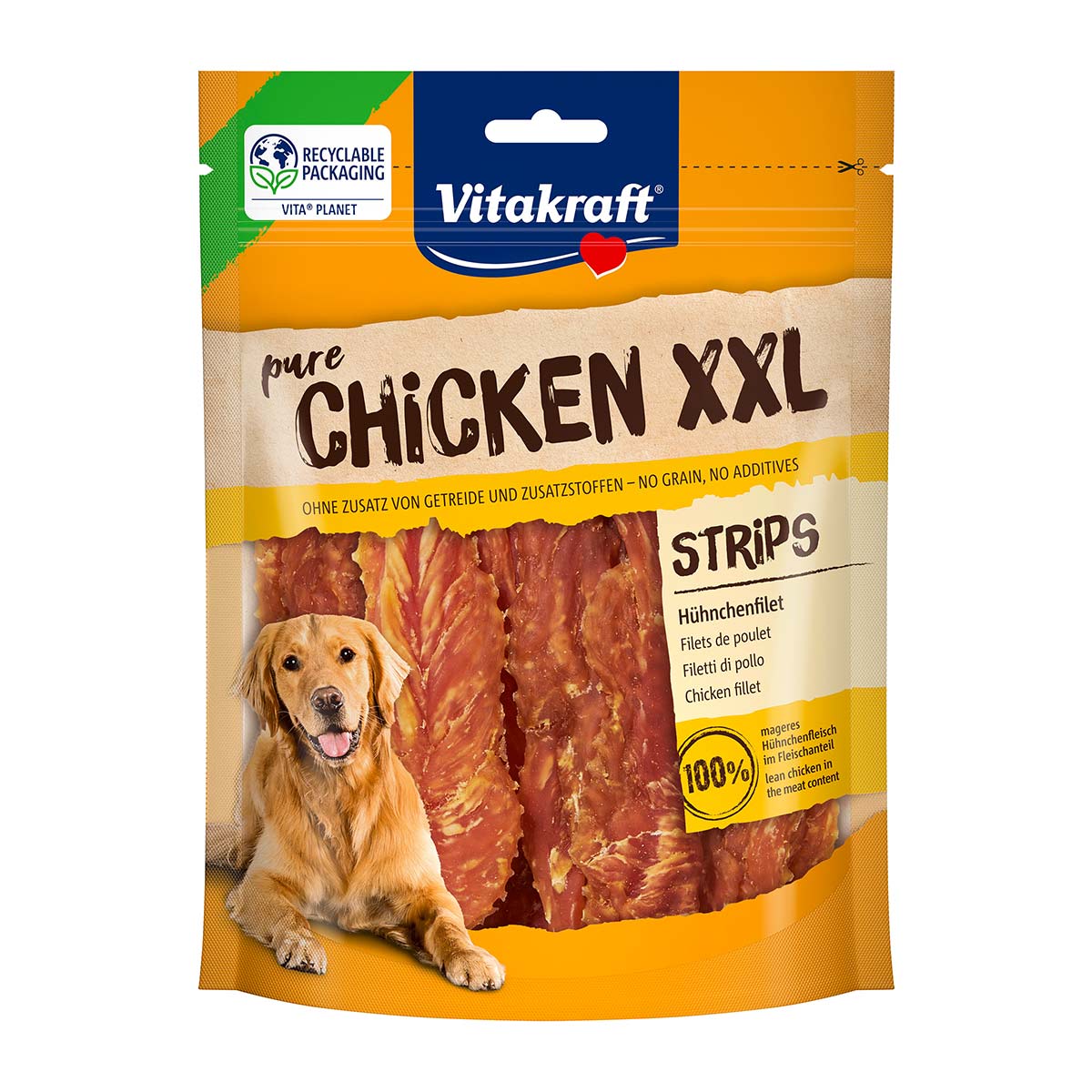 Vitakraft pure chicken strips XXL