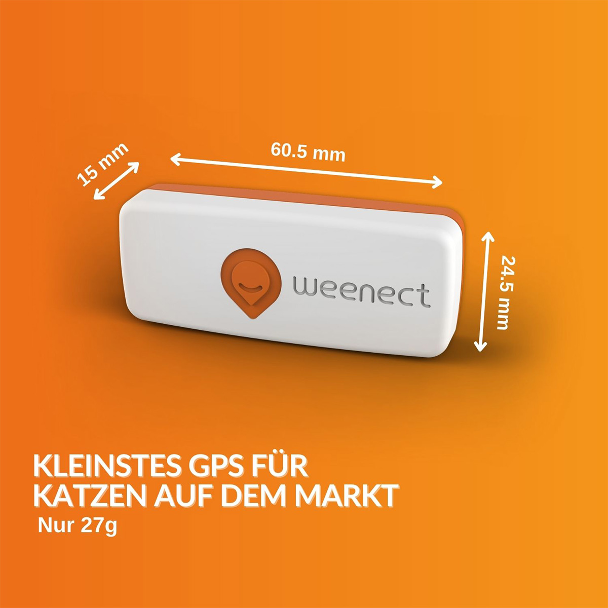 Weenect XS GPS tracker pro kočky, bílý