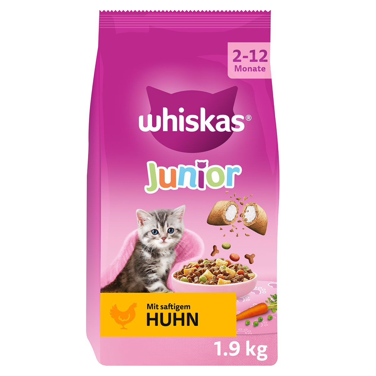 Whiskas Junior s kuřecím masem