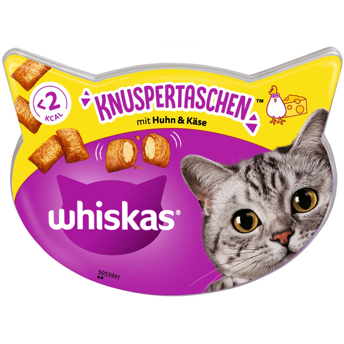 Whiskas křupavé polštářky, kuřecí maso se sýrem
