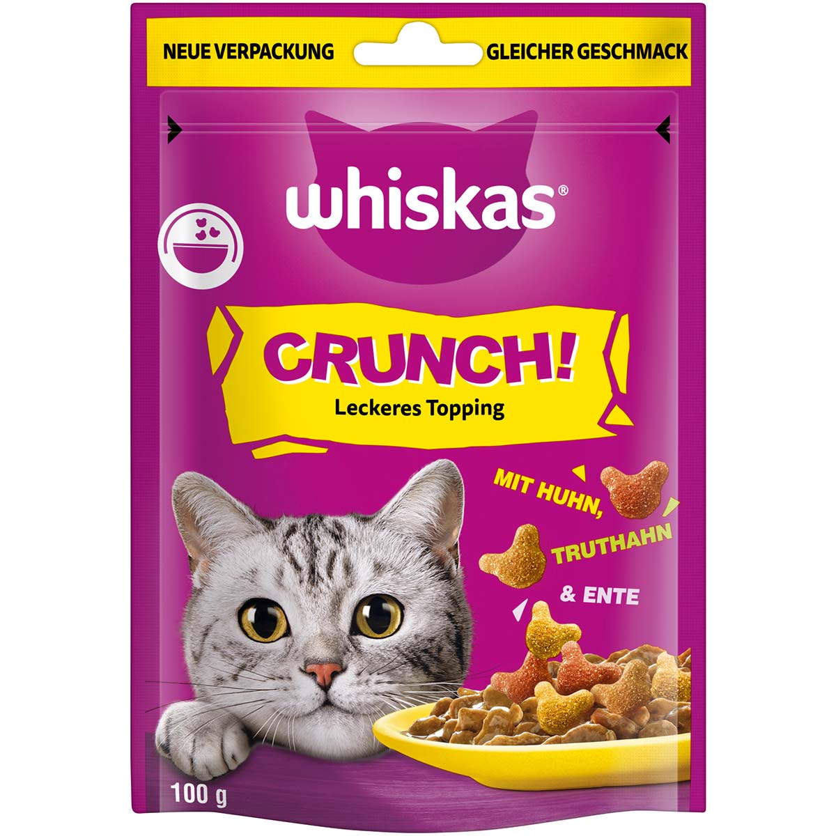 Whiskas crunch kuře, krůta &amp; kachna