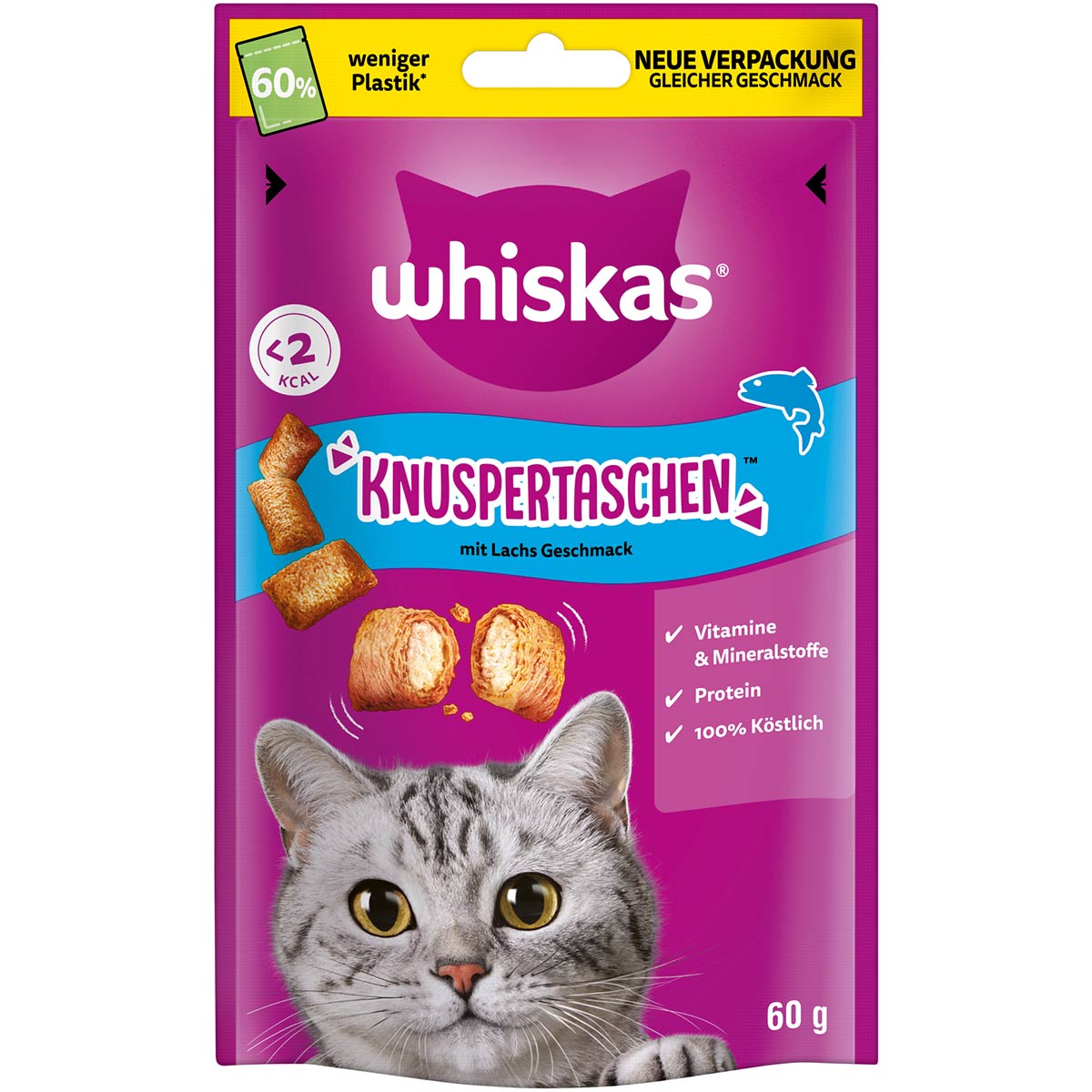 Whiskas křupavé kapsičky losos