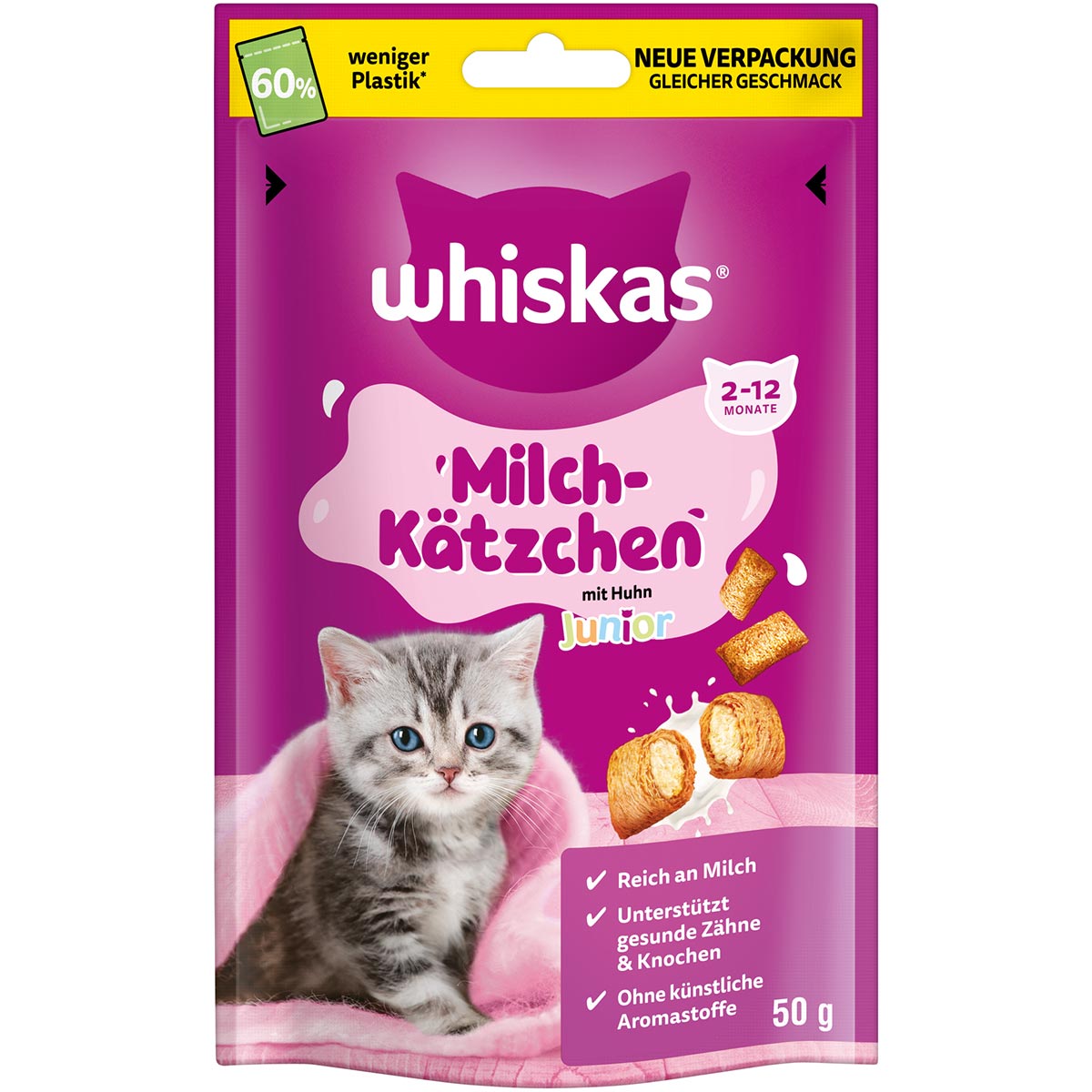 Whiskas snacks mléčné koťata kuře