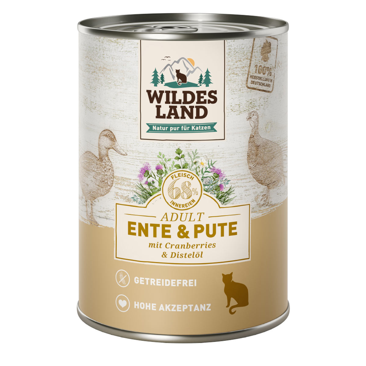Wildes Land kachna a krůta s brusinkami