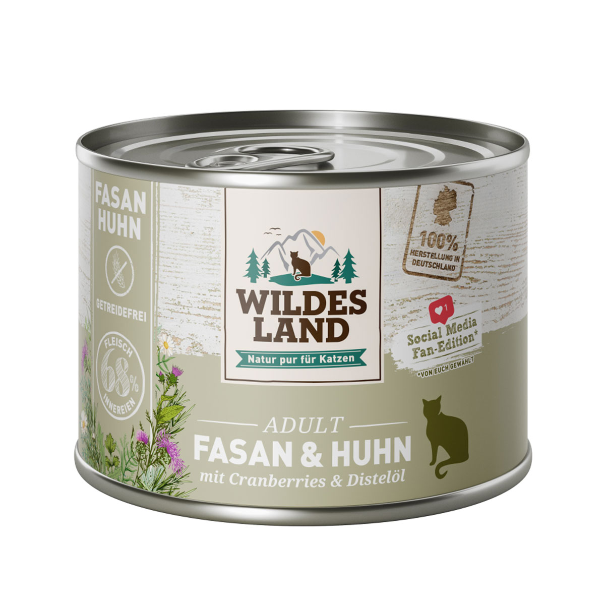 Wildes Land bažant a kuře s brusinkami